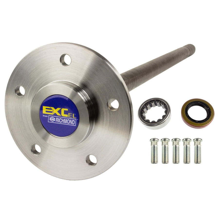 Axle Shaft Assembly EXCel For GM 8.875" (12 Bolt); 31.28125" Overall Length; 5 X 5 Lug Pattern; 30 Spline; Includes Bearing, Seal And Studs