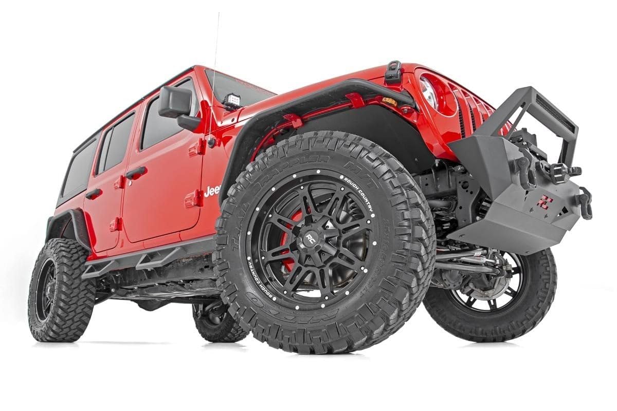 Rough Country One-Piece 94 Series Aluminum Wheel - 20x10, 5x5"/5x4.5" Bolt Pattern, 18mm Offset, Matte Black