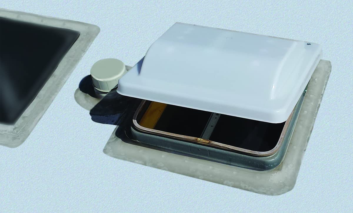 A10-3375 Valterra Vent Lid (Universal, 16" x 15" x 3.5", White),1 Pack