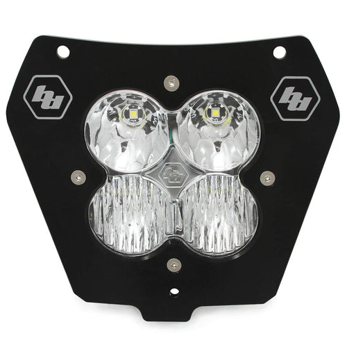Baja Designs LED Headlight Kit XL Sport (D/C) for KTM Motorcycle 2014-2016 (Driving/Combo; Clear)
