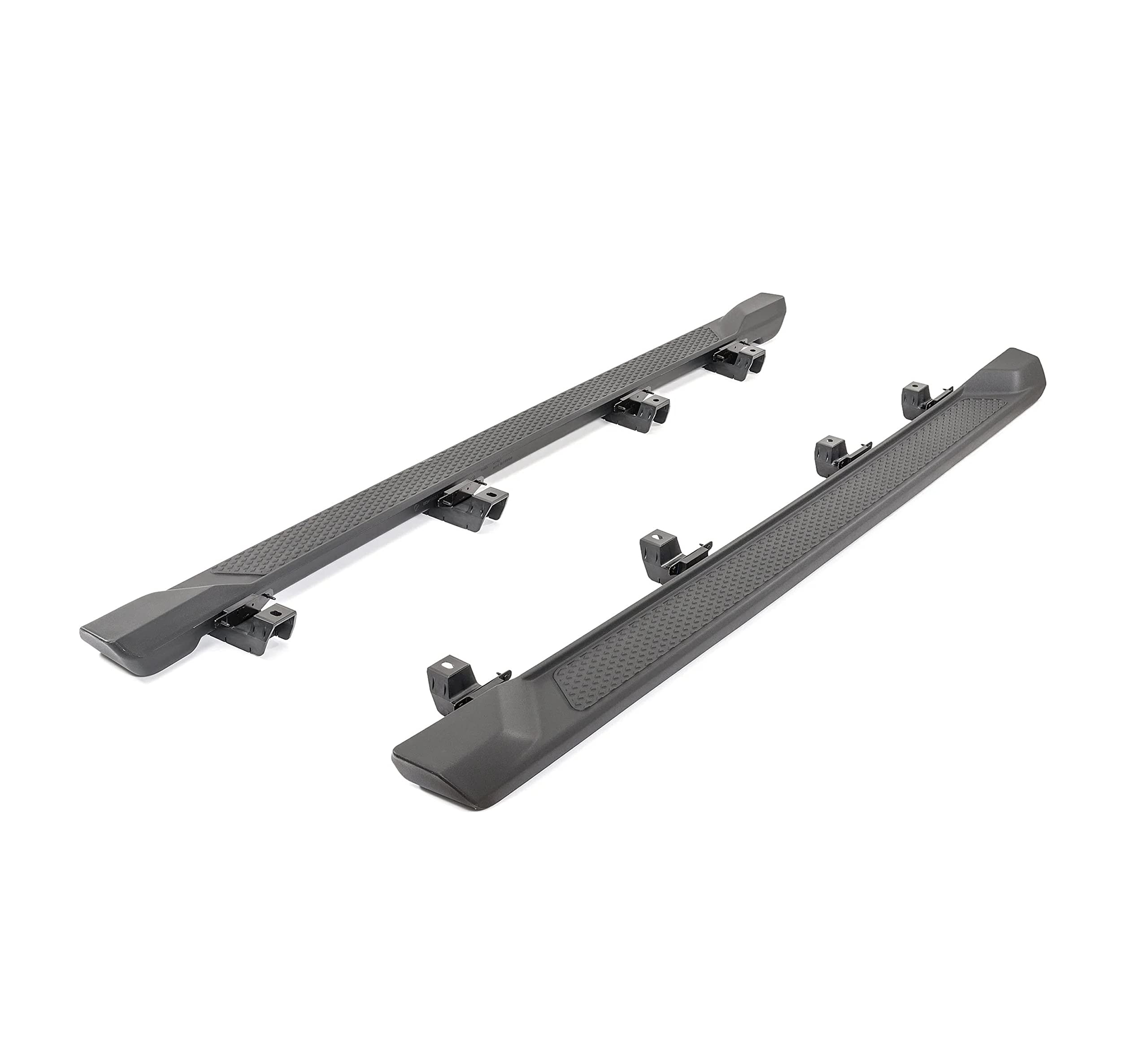 OEM Replica Black Horse Off Road Running Boards Textured Black Compatible with 2020-2024 Jeep Gladiator-RJEGL20