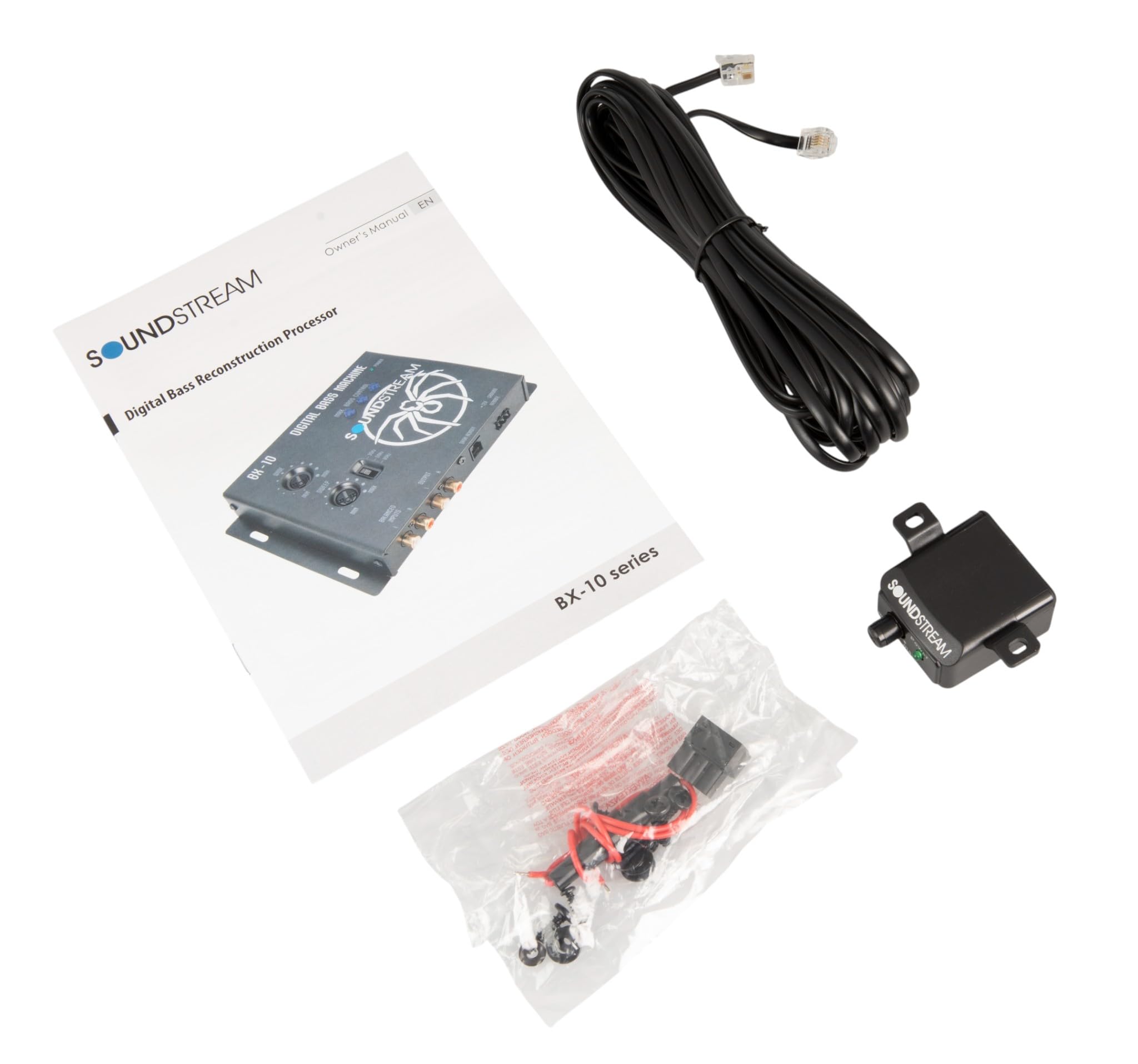 Bass Enhancer Processor Soundstream BX-10 – Car Audio Bass Restoration Processor with Remote Control | Epicenter Alternative for Factory & Aftermarket Sound Systems | Subwoofer Bass Booster