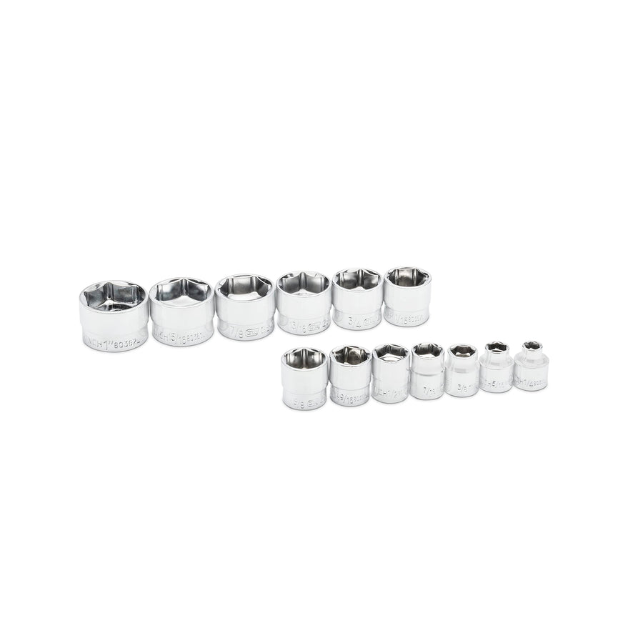 13 Piece GEARWRENCH 3/8" Drive 6 Point SAE Stubby Socket Set - 81397