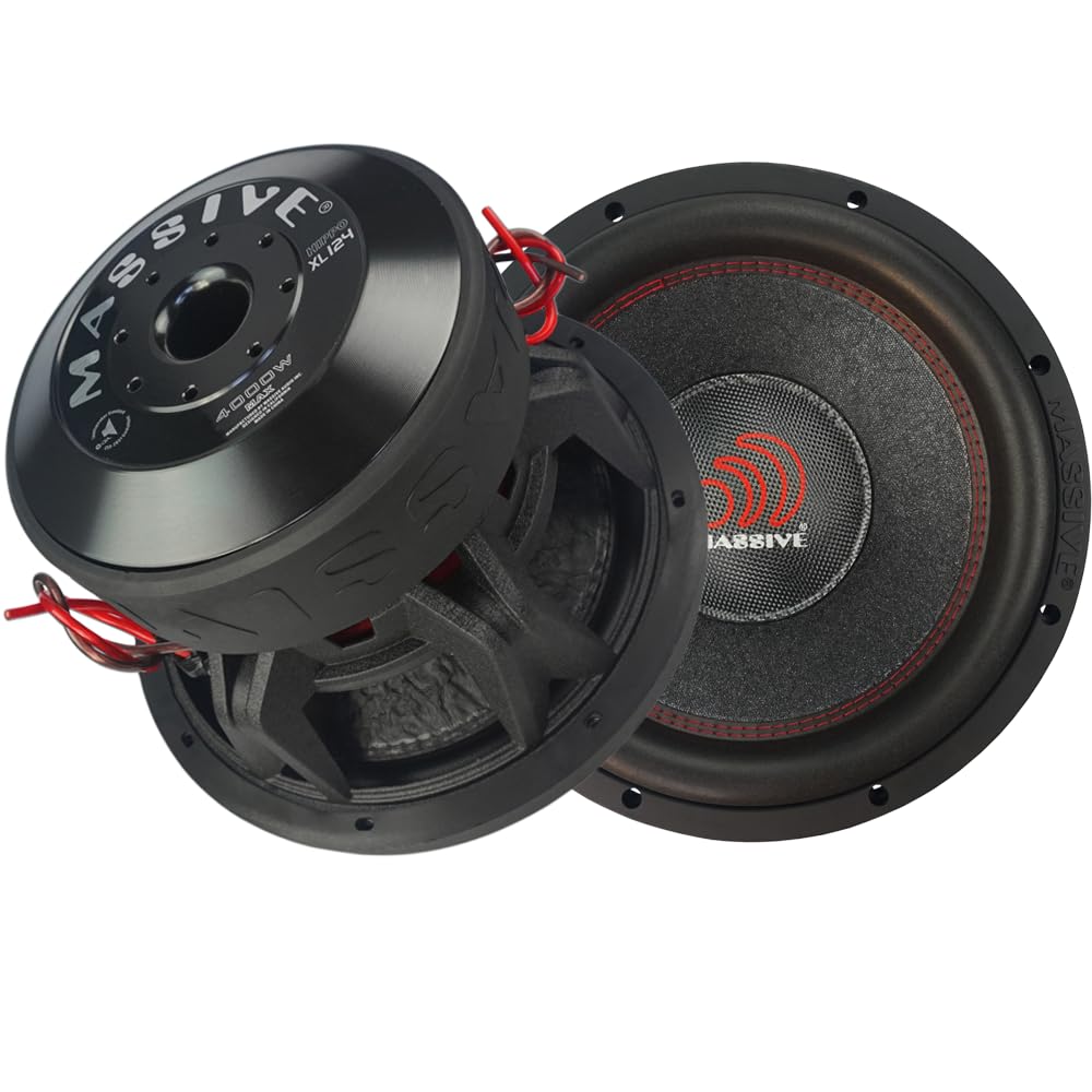 GTR64 6.5" Dual 4 Ohm Subwoofer - 400W RMS by Massive Audio
