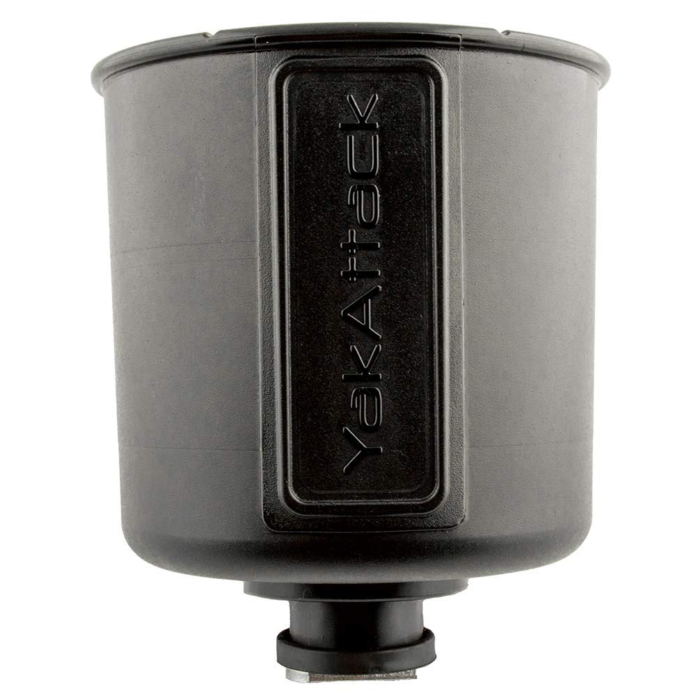 MultiMount YakAttack Black Cup Holder | Track Mount Drink Holder for Kayaks & Boats | Compatible with GearTrac & MightyMount | Secure & Versatile | Made in The USA