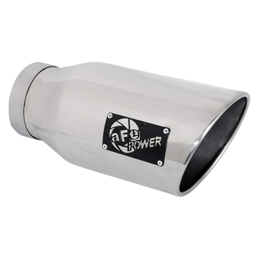 Mach Force-Xp aFe Power 49T50701-P15 5in 304 Stainless Steel Exhaust Tip Polished, 1 Pack