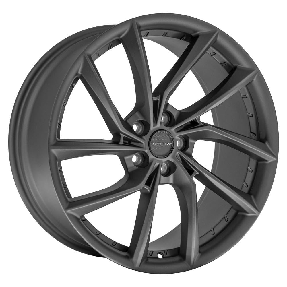 DF06 Wheels DEFIANT 20x9 5x4.5 +35et in Dark Satin Charcoal