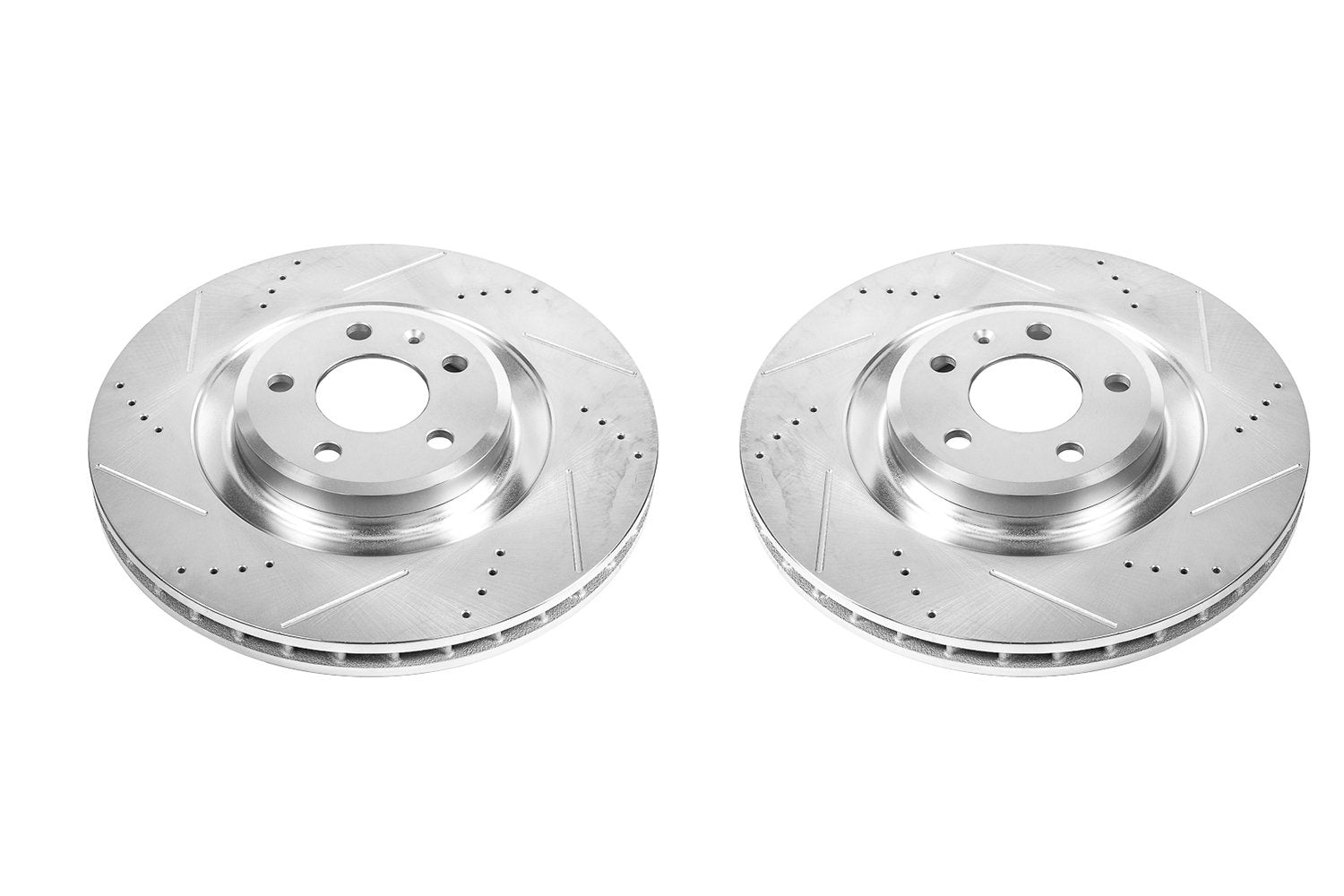 Power Stop Front EBR839XPR Evolution Drilled and Slotted Rotor (Pair) For Audi S4 2010-2011, Audi S5 2008-2011 [Model Specific]