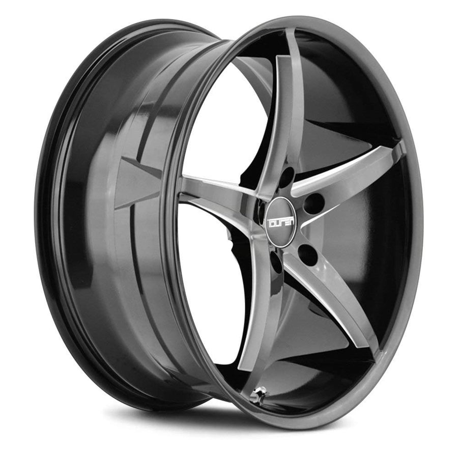 18x8 TR70, Bolt Pattern: 5x115/, Offset: 20, BLACK/MILLED SPOKES, set of 1