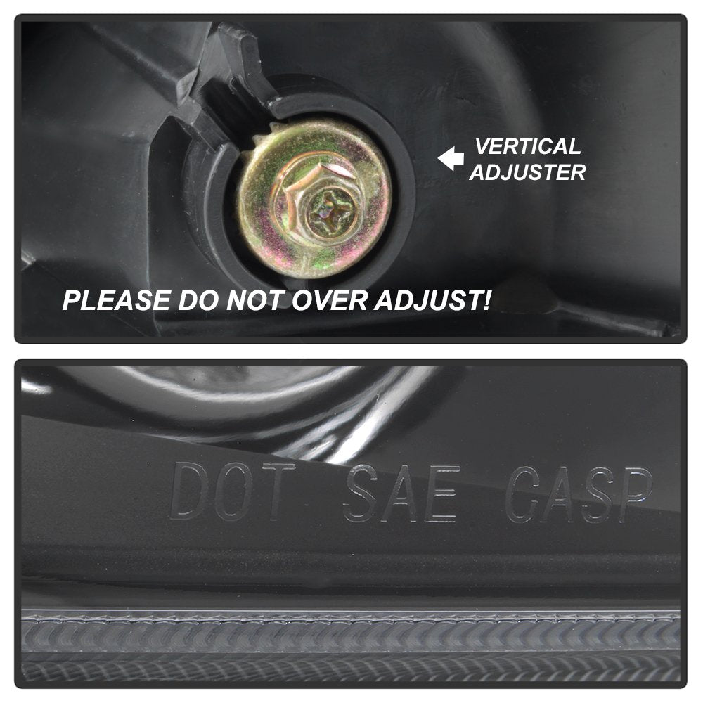 Crystal Xtune Headlights (HD-JH-HA08-4D-OE-R) (OE)