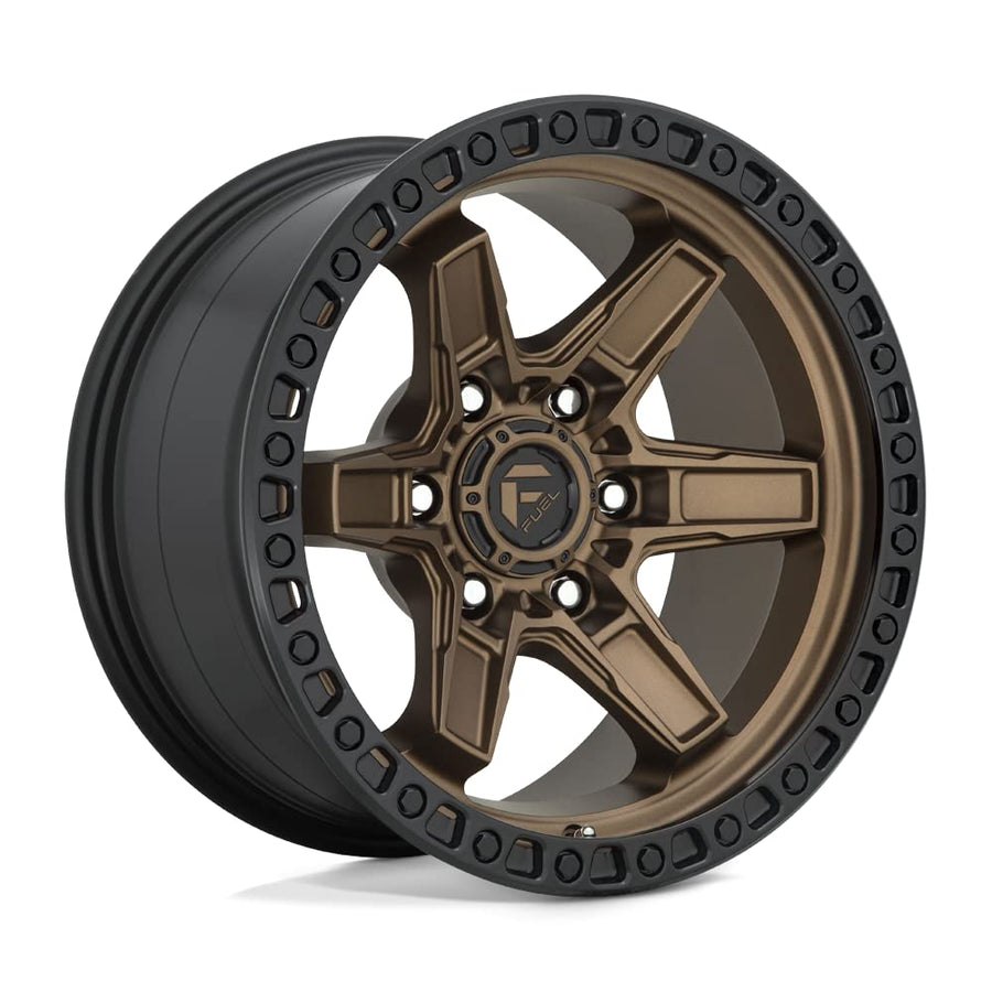FUEL OFF-ROAD D699 17X9 KICKER, 6X5.5, 4.53, 12mm MATTE BRONZE BLACK BEAD RING - D69917908445