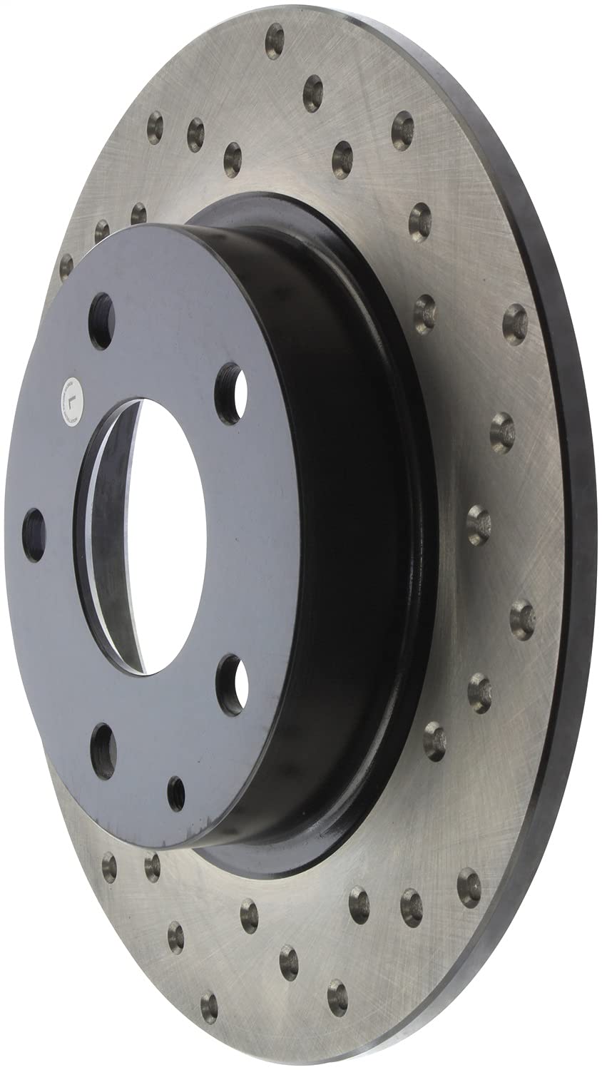 Sport StopTech 128.45081L Cross Drilled Brake Rotor (Rear Left), 1 Pack