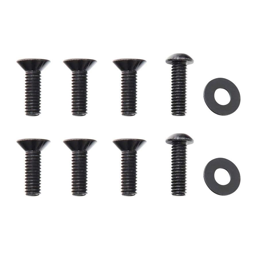 Windshield Mount Light Bracket Smittybilt 7608 Black No Drill Installation Inc. Hardware