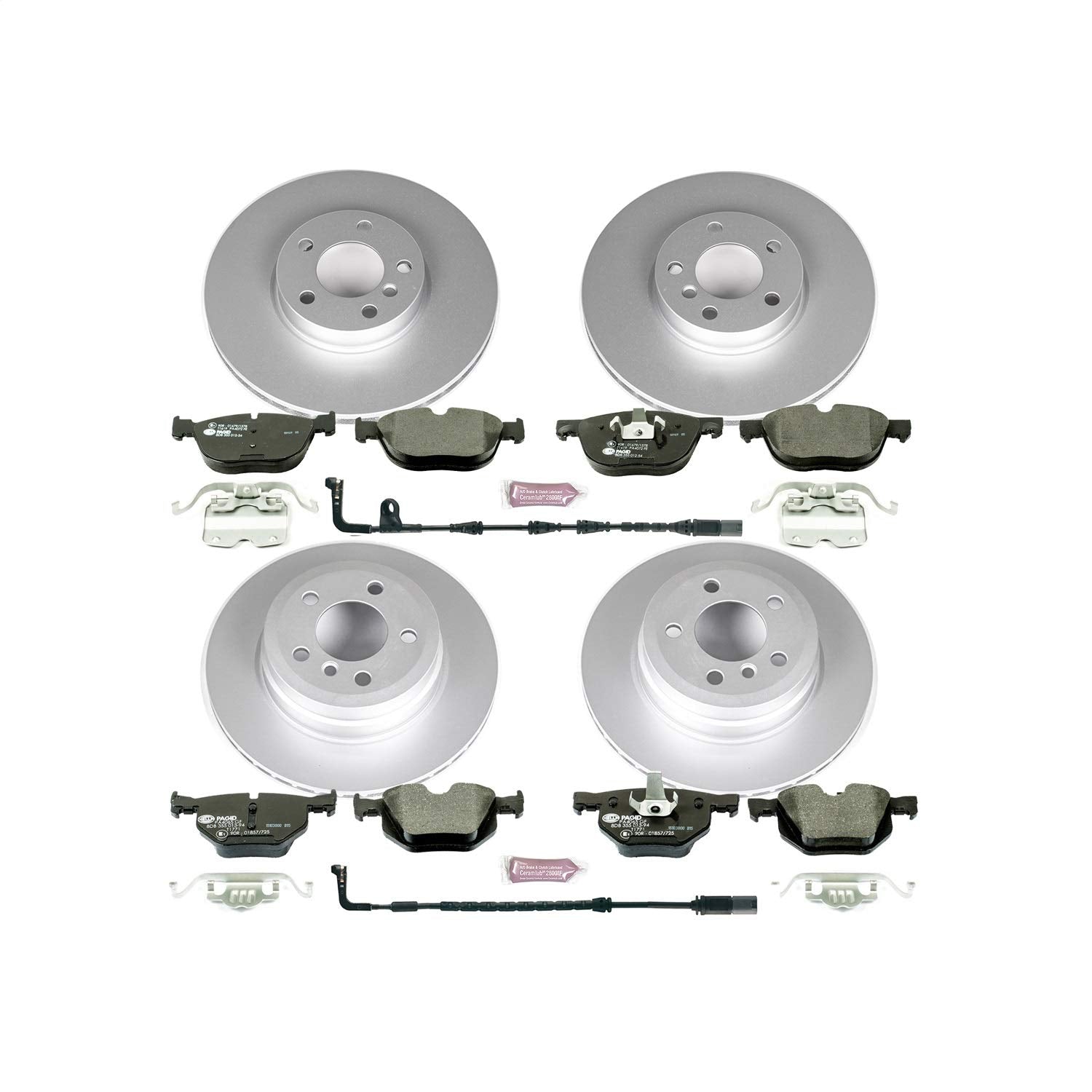 Euro-Stop Brake Kit Power Stop For BMW X5 2007-2010 Front & Rear [Model Specific]
