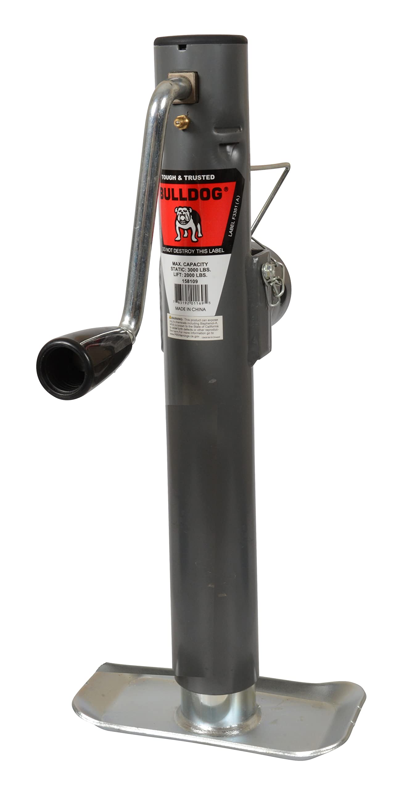 Trailer Jack Bulldog Cases 158451 2,000 lbs.