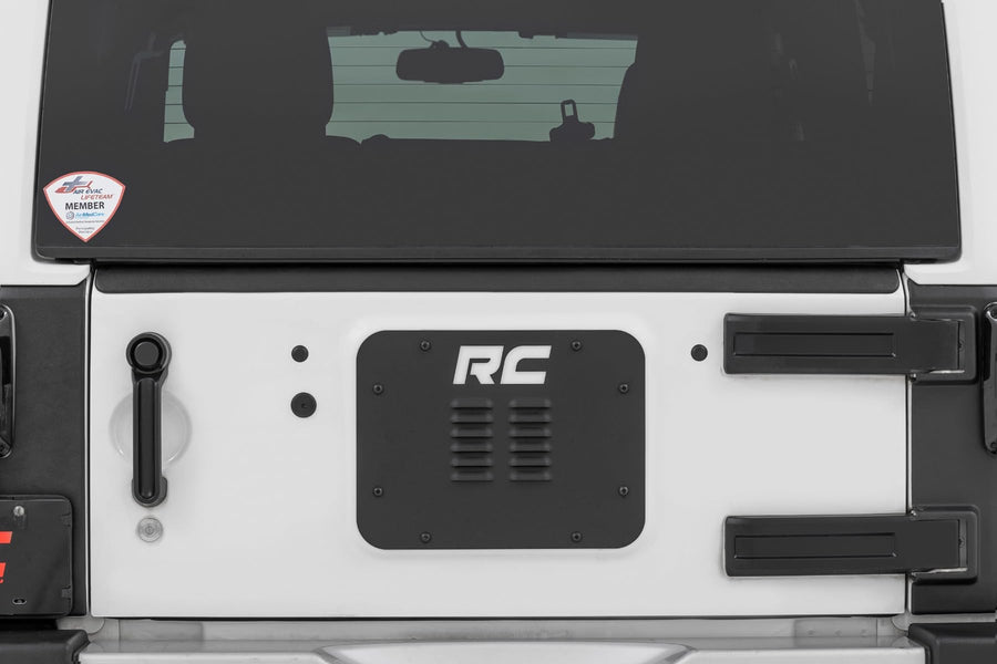 Rough Country Tailgate Protector for Jeep Wrangler JK/Unlimited (2007-2018) - Durable Protection, Scratch & Impact Resistant, Easy Install