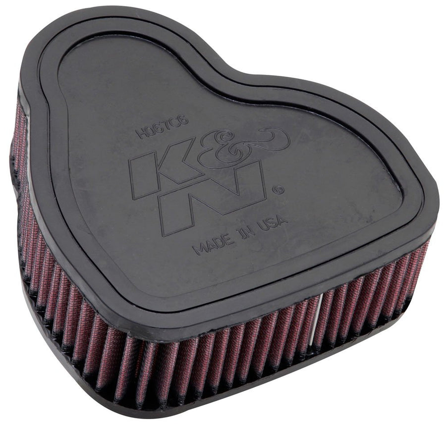 High-Flow K&N Original Lifetime Engine Air Filter: Increase Power & Acceleration, Washable, Premium, Replacement Air Filter: Compatible with 2003-2009 Honda: VTX1300C, VTRx1300R, VTRX1300S, HA-1330