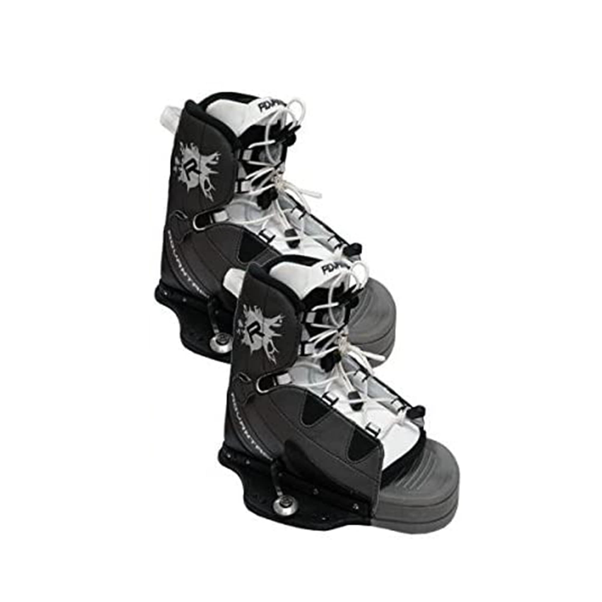 Rave Sports Carbon Fiber Lyric Premier Adult Wakeboard with Adjustable Comfort Grip Bindings, Cushioned Landings, and RAVE Quick Dry Boots, Red