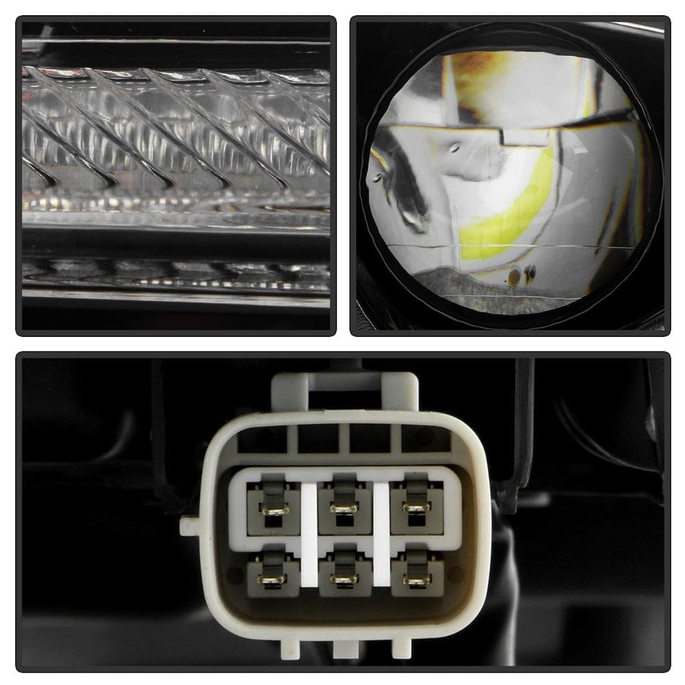 Toyota Highlander Spyder (OE) 20-23 LE/XLE/Limited/Bronze Edition (Color Not fit XSE/Platinum) w/LED DRL Projector Headlight - OE Right
