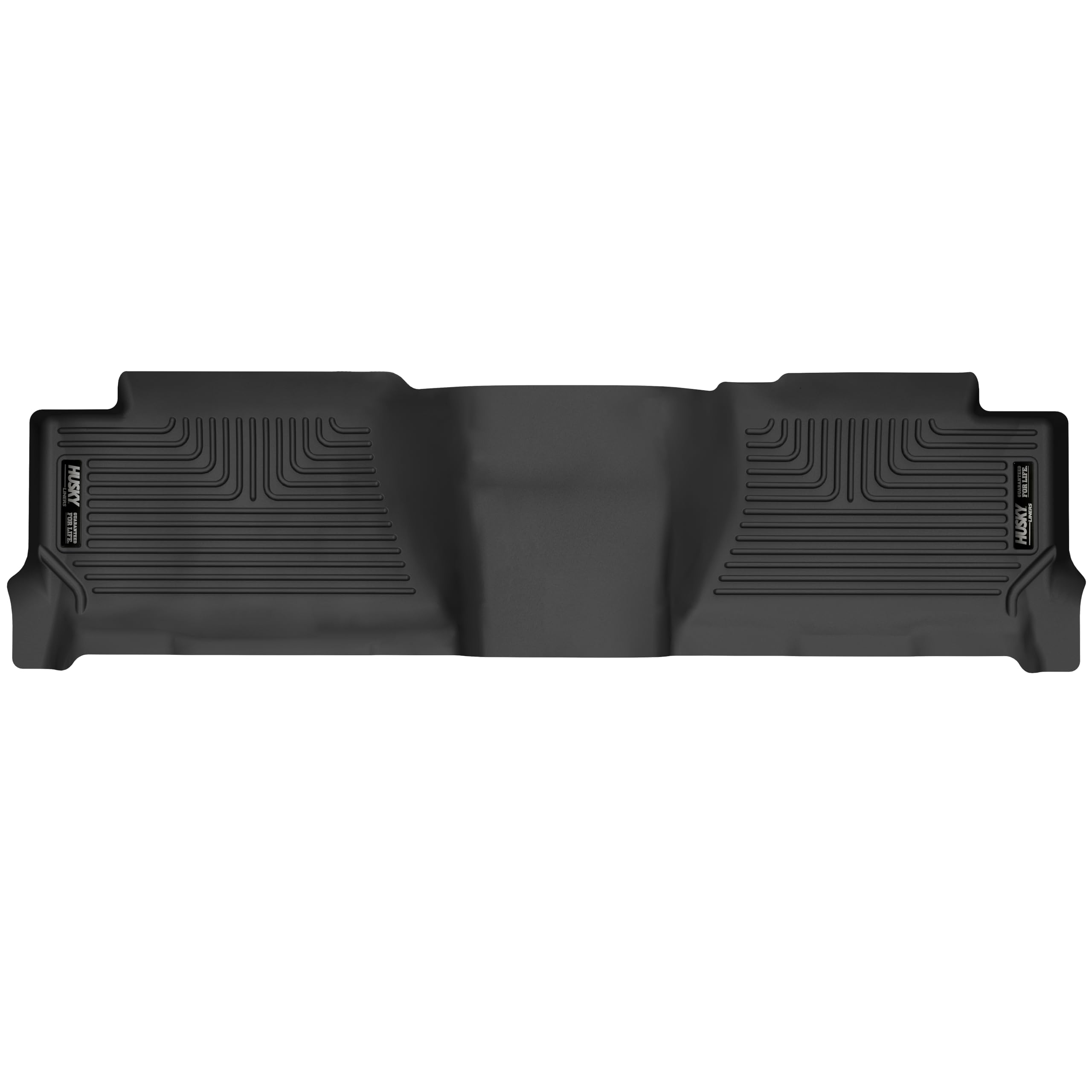 Husky Liners X-act Contour Floor Mats | 2004 - 2006 Chevrolet Silverado & GMC Sierra 1500, 2500, 3500 CREW CAB ONLY Fits; 2007 Silverado/Sierra Classic Models | 2nd Row, 1-pc Black - 55831