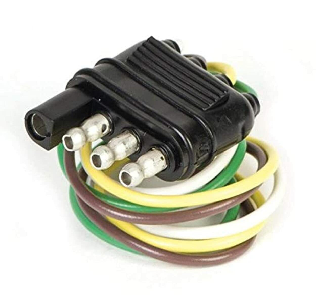 12" Husky 13192 4-Wire Flat Trailer Connector for Trailer End