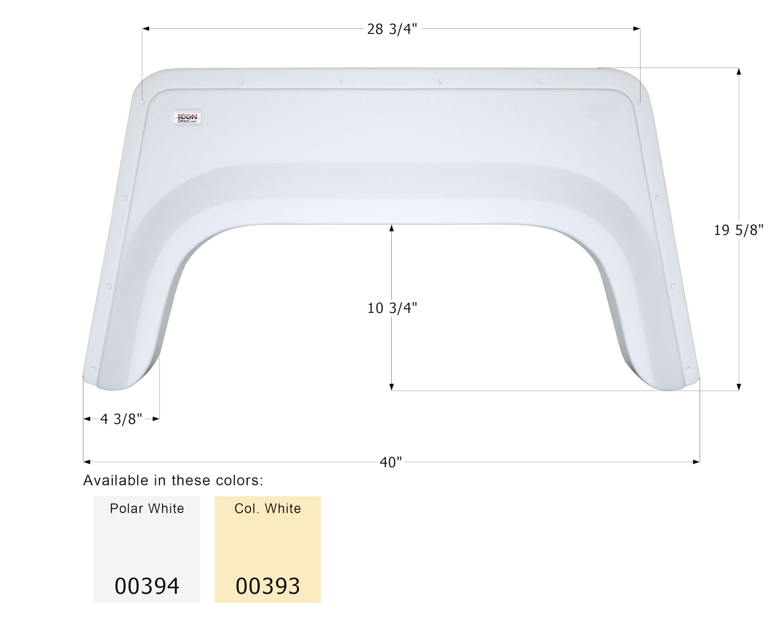 Fender Skirt ICON, Single, FS320, Colonial White