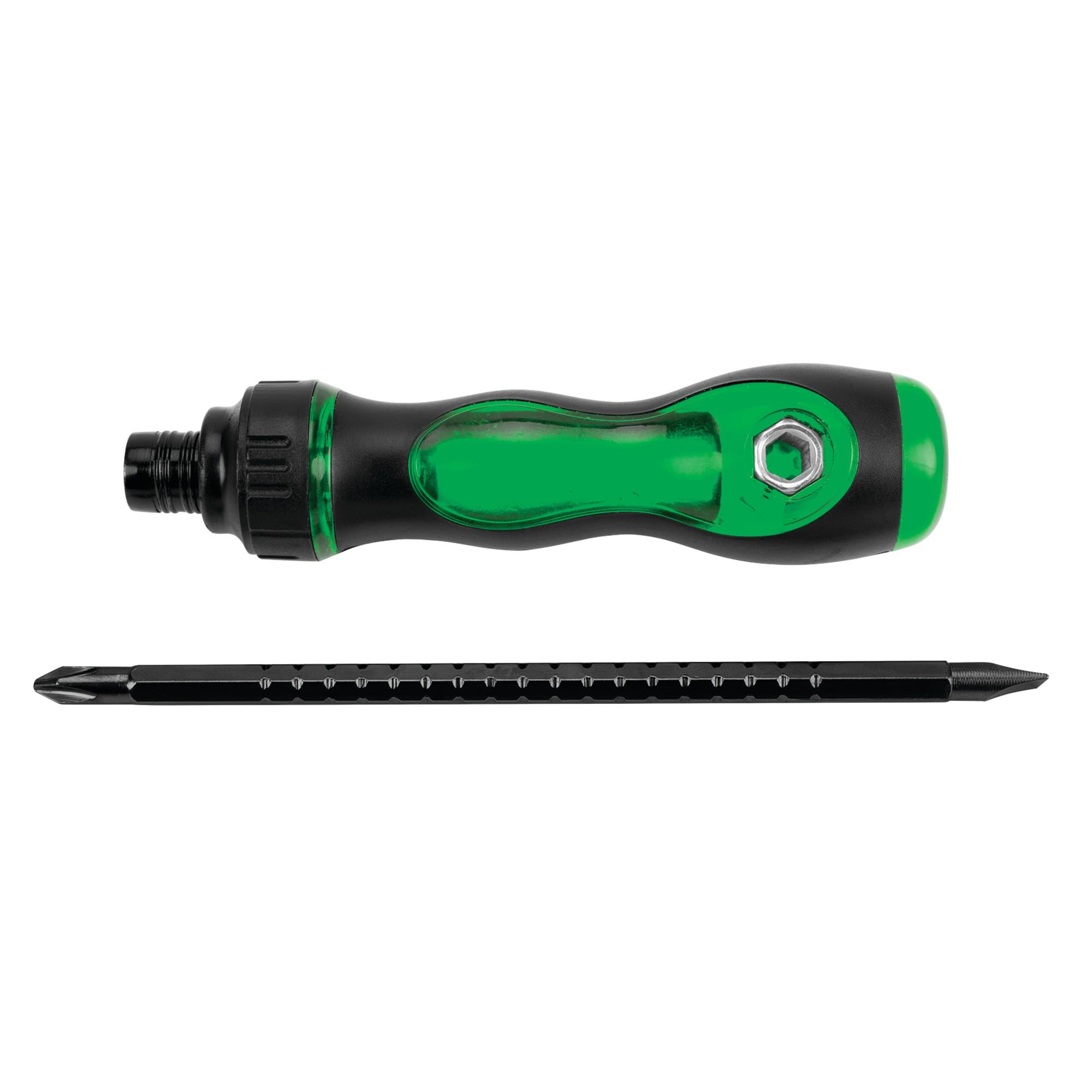W80037 Performance Tool 2-in-1 Ratcheting Screwdriver - Compact and Versatile Tool for Efficient Screwdriving Jobs