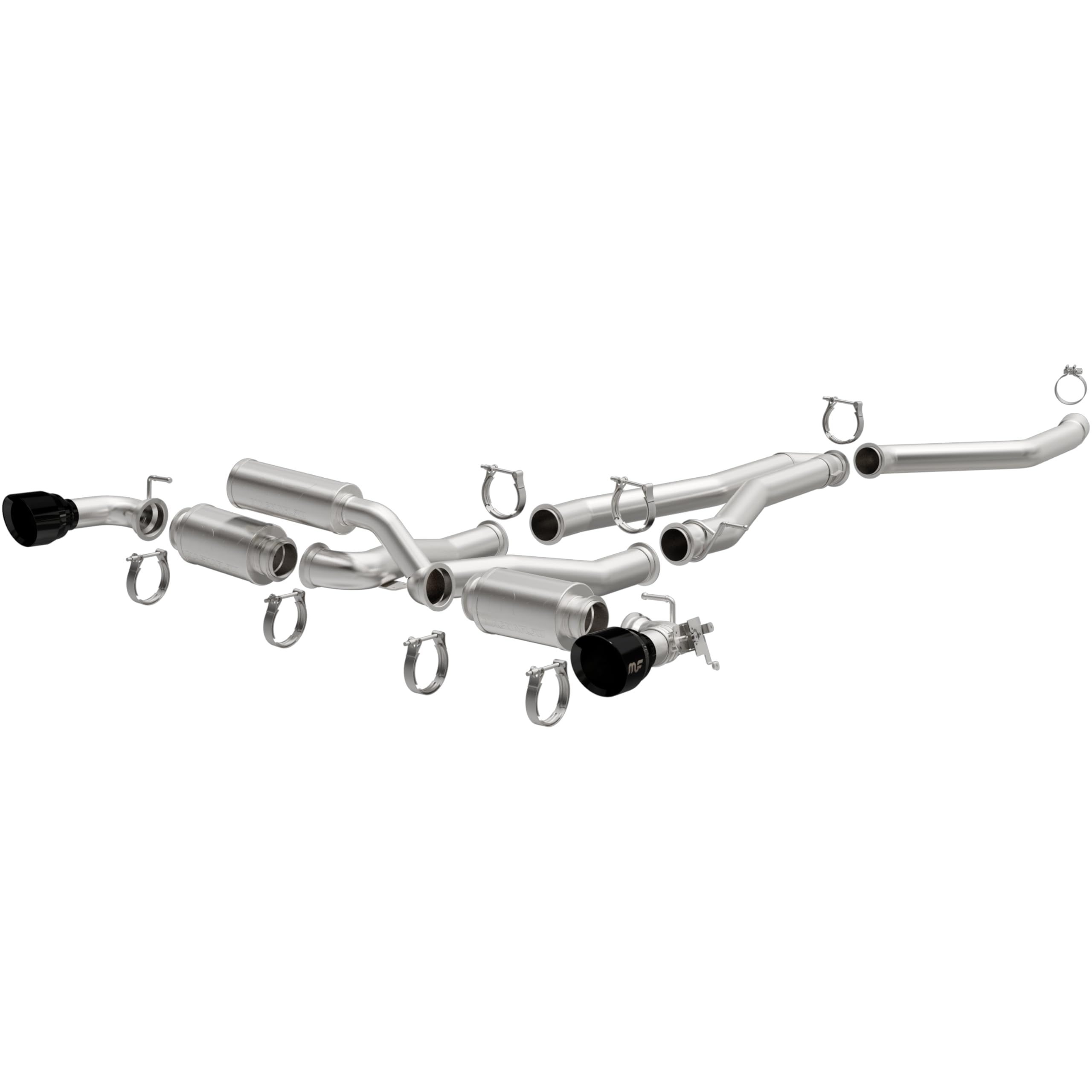 Performance Exhaust System MagnaFlow Kit 19707: Cat-Back, SPEQ Series, Compatible With 2020-2025 Toyota GR Supra 3.0L, Dual Split Rear Exit