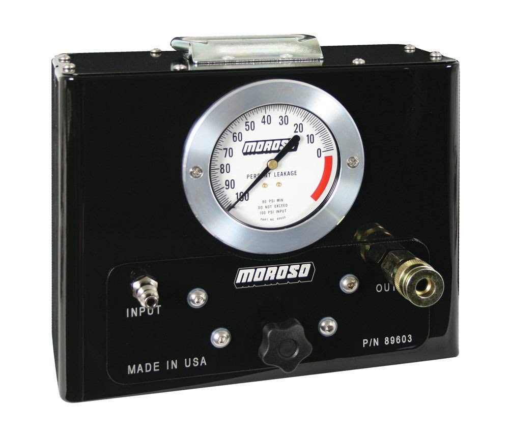 Cylinder Leakage Tester Moroso 89603 with Adapter