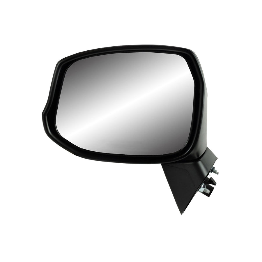 Fit System Driver Side Mirror for Civic Sedan, Civic Coupe, Black PTM, Foldaway, Manual
