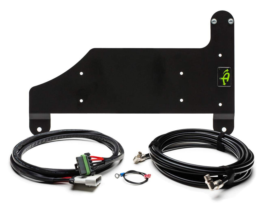 Twin Compressor Mount & Connection Kit - Up Down Air JL Under Pass. Seat for ARB & EGOI II Dual Air Twin Compressor - Black