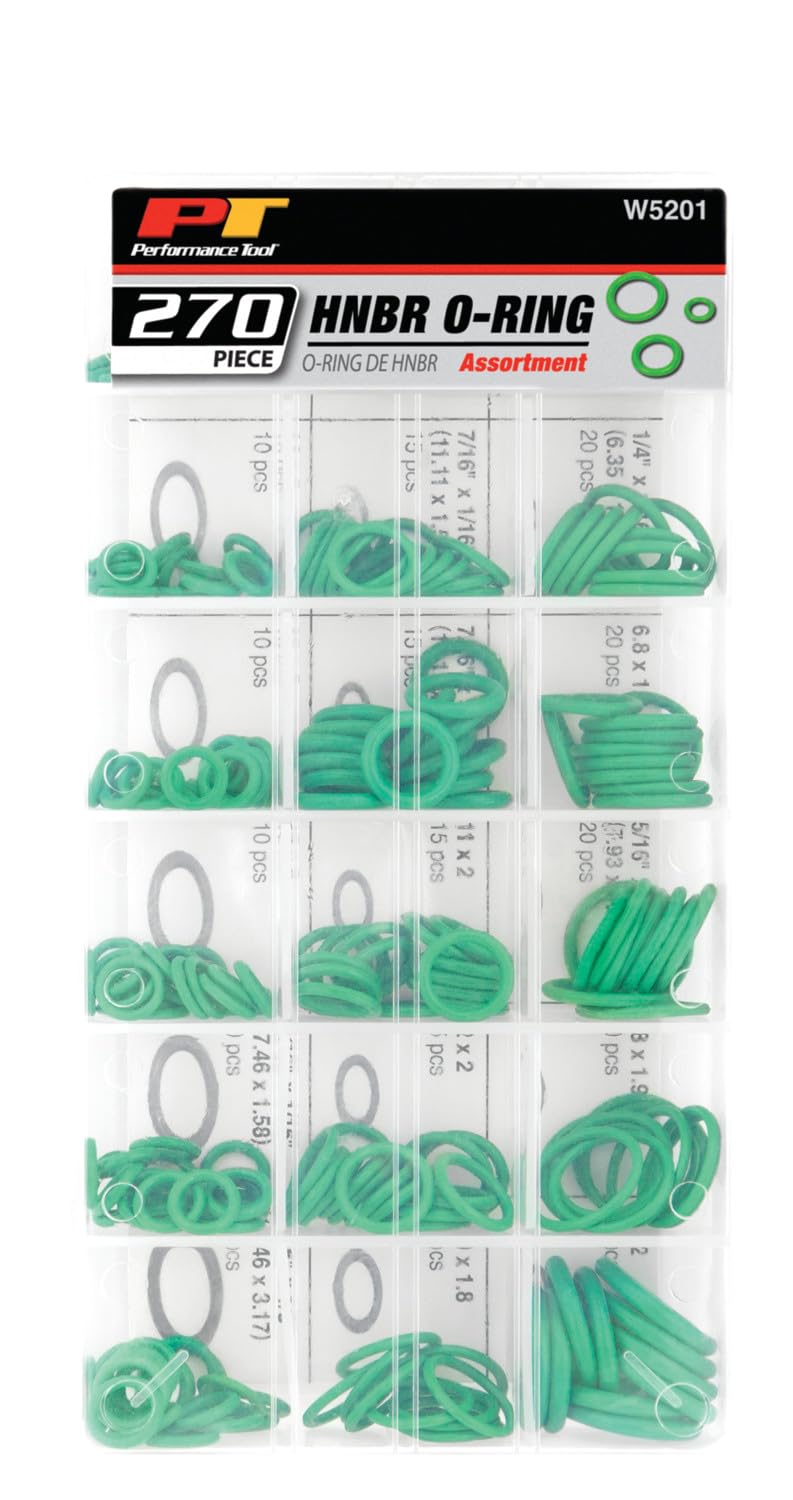 HNBR O-Ring Assortment Kit 270 Pc