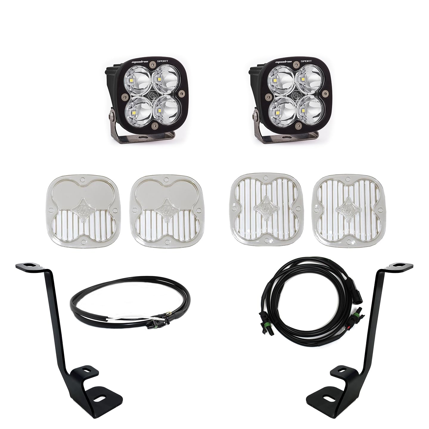 Squadron Sport Baja Designs LED A-Pillar Light Kit for Ford F-150 2021-22 Truck - Includes Upfitter Wiring Harness
