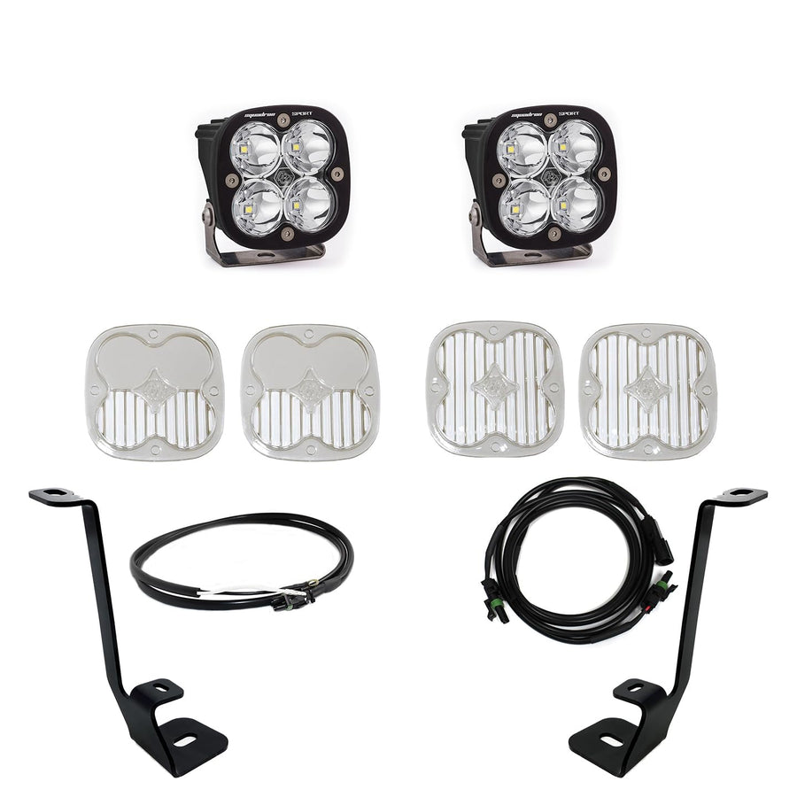 Squadron Sport Baja Designs LED A-Pillar Light Kit for Ford F-150 2021-22 Truck - Includes Upfitter Wiring Harness