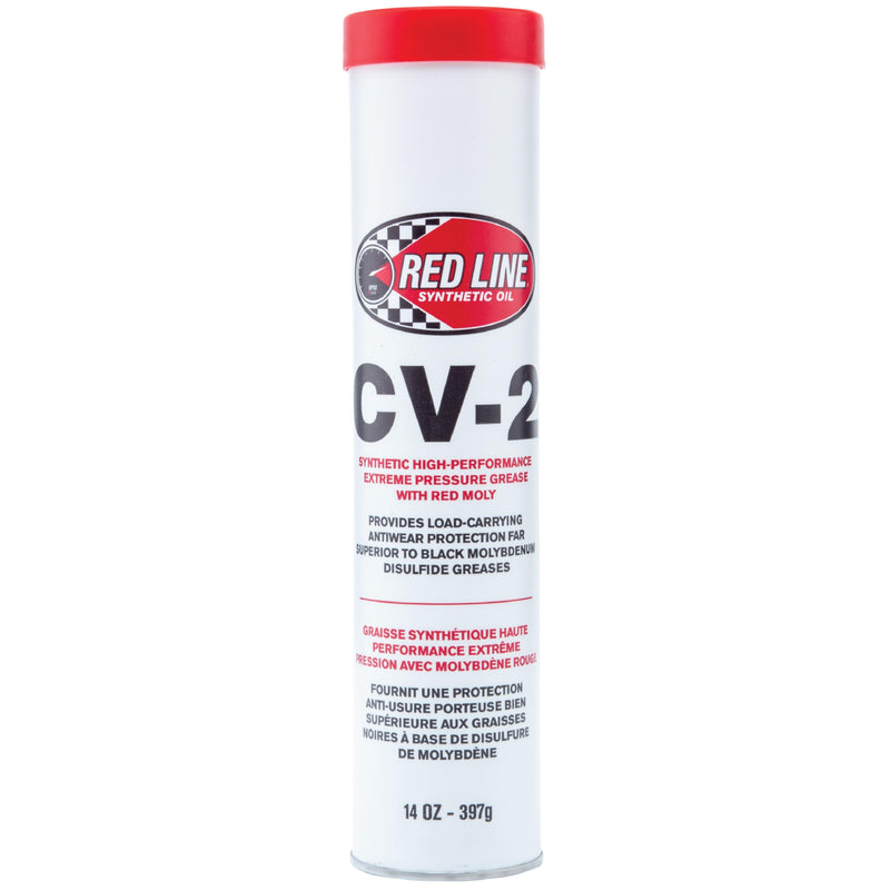 Red Line High Performance 80406 CV-2 Synthetic Grease Cartridge with Red Moly - 35 Pound Pail