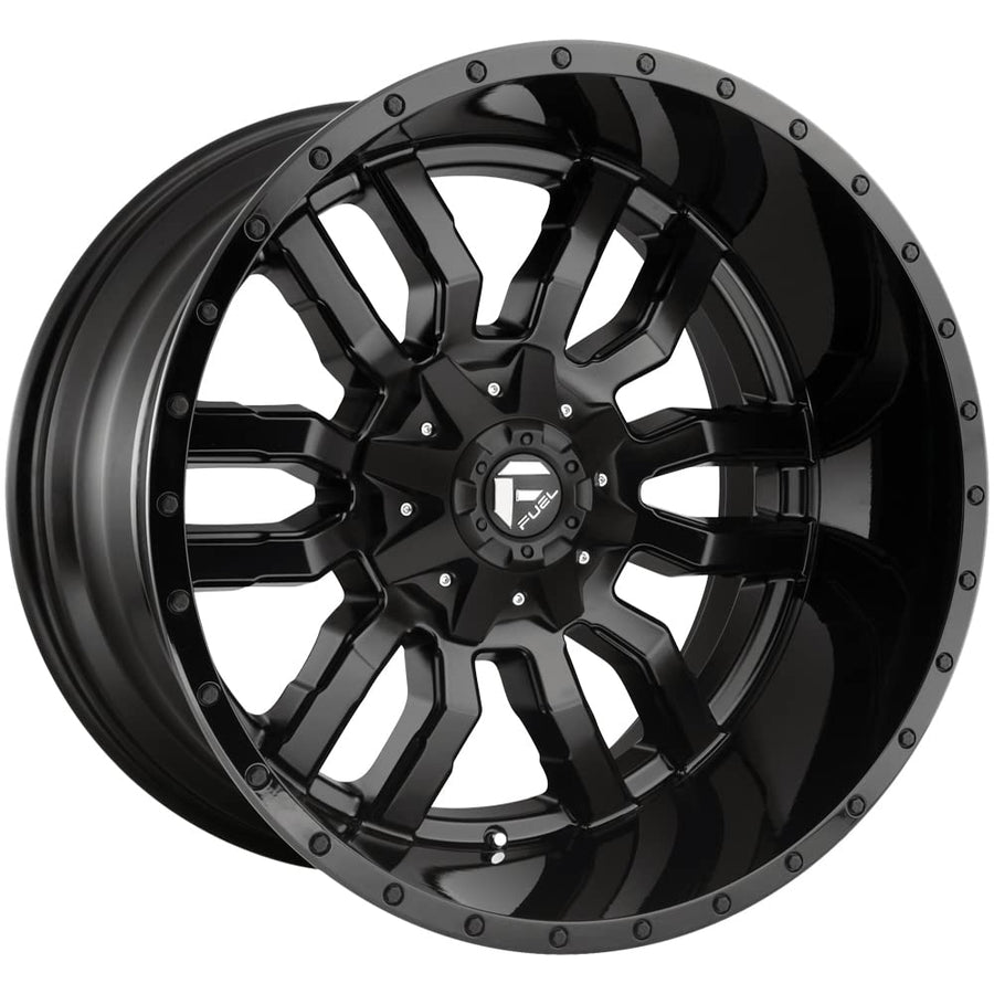 Fuel Offroad D596 Black SLEDGE Wheel (22 x 10. inches /6 x 135 mm, -18 mm Offset)