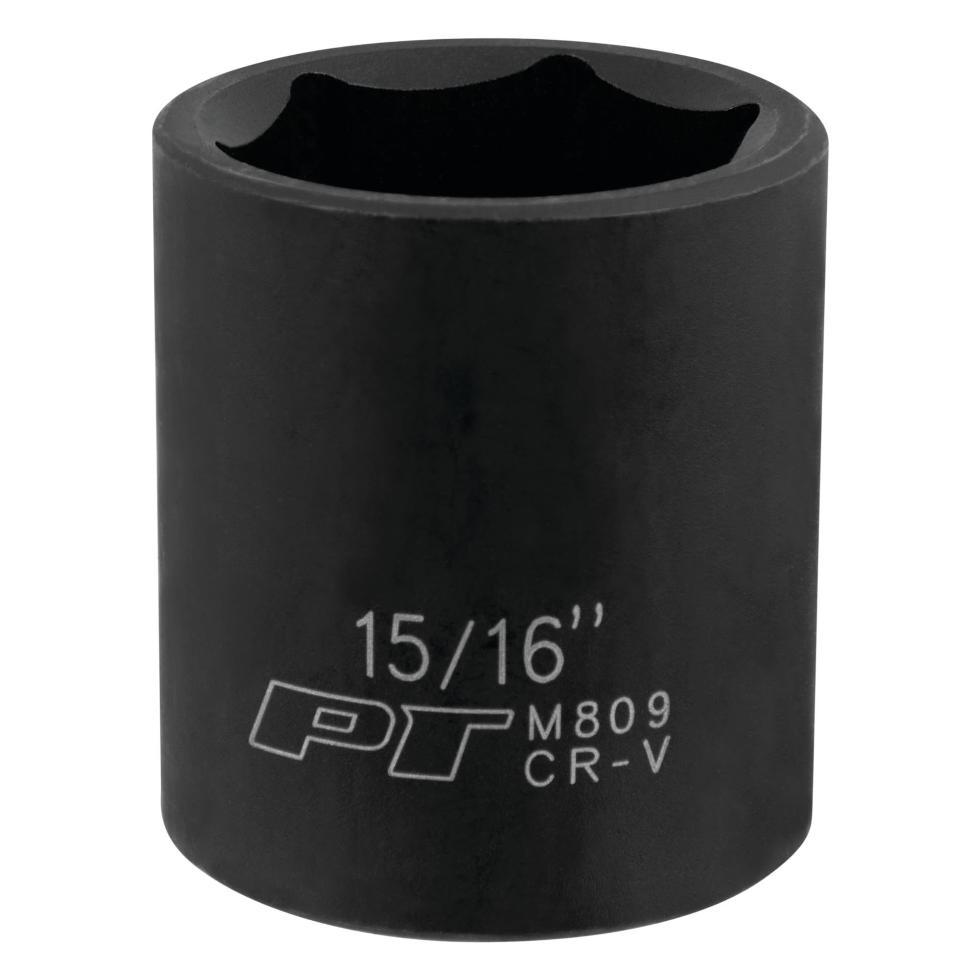 1/2 Drive Performance Tool M809 15/16 6-Point Impact Socket for Heavy-Duty Automotive Repairs and Maintenance