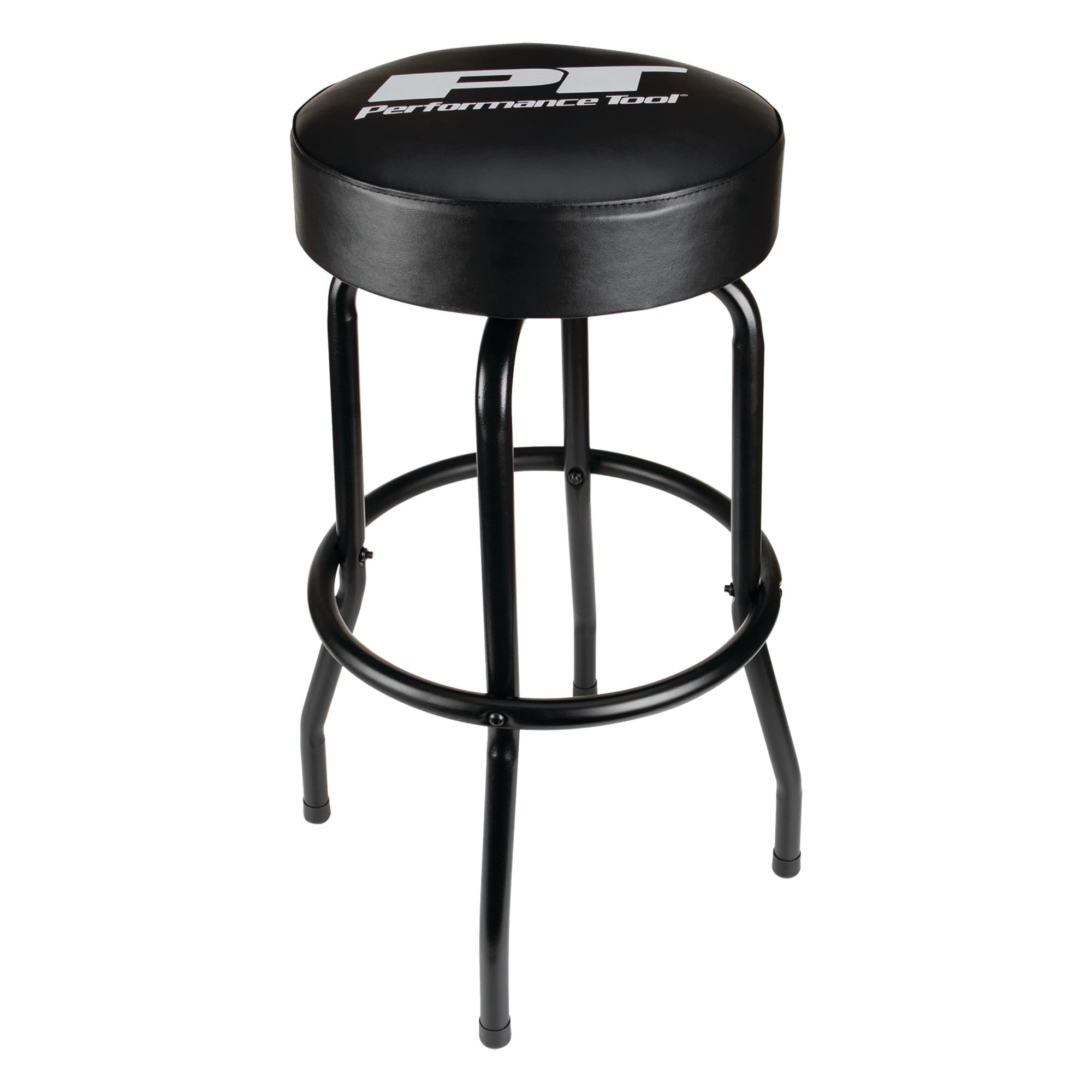 W85010 Performance Tool Swivel Seat Bar Stool for Mechanic Garages and Workshops, Black, 0.6x9.8x5.8-Inches
