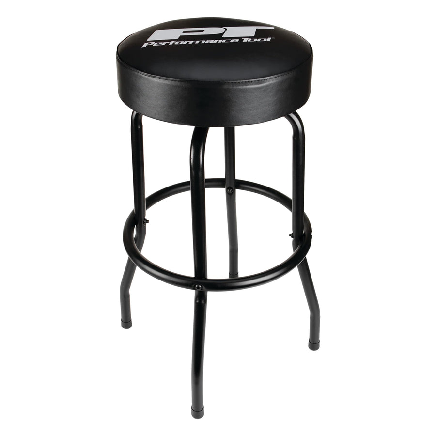 W85010 Performance Tool Swivel Seat Bar Stool for Mechanic Garages and Workshops, Black, 0.6x9.8x5.8-Inches
