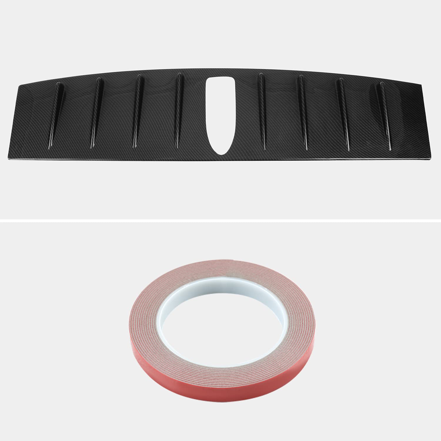 Carbon Fiber Painted ABS Shark Fin Vortex Generator Spec-D Tuning Compatible with 2015-2021 Subaru Impreza WRX STI Models