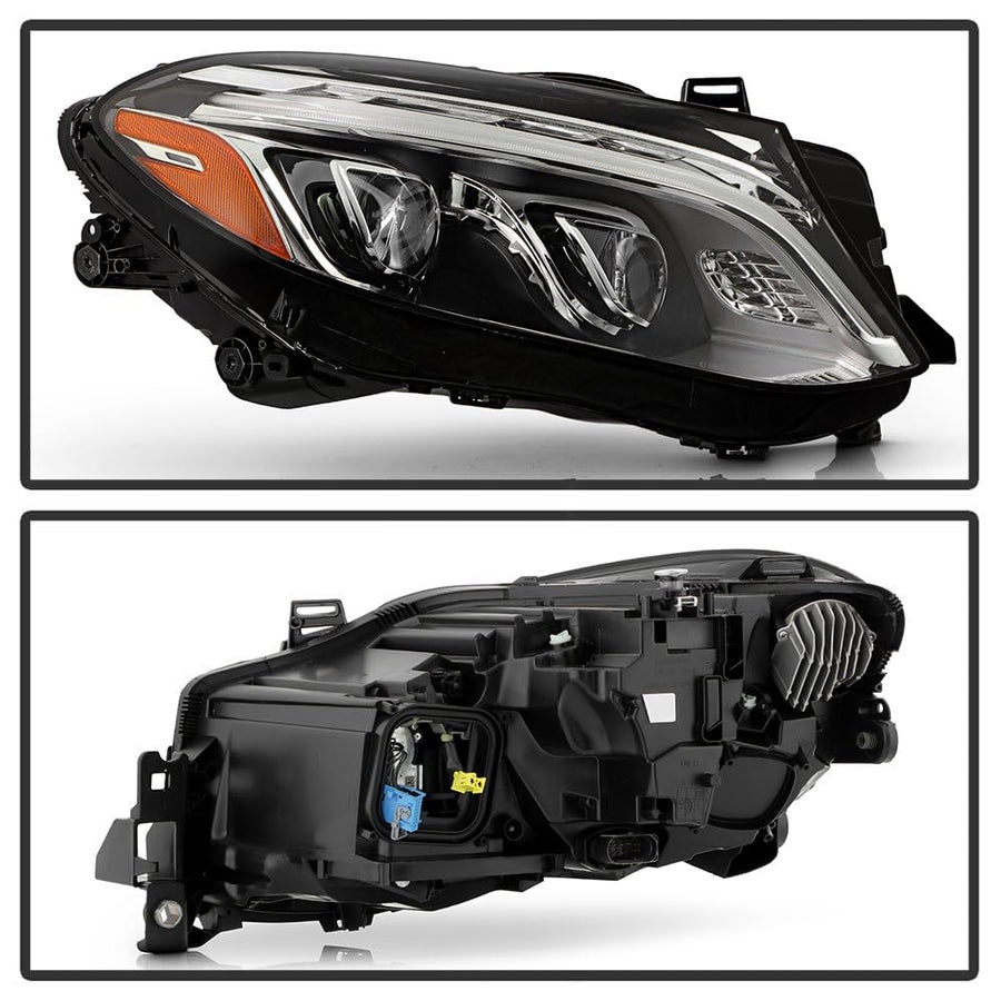 Mereceds Benz GLE W166 16-19 w/DRL Full LED Projector Headlight - Spyder OE Right