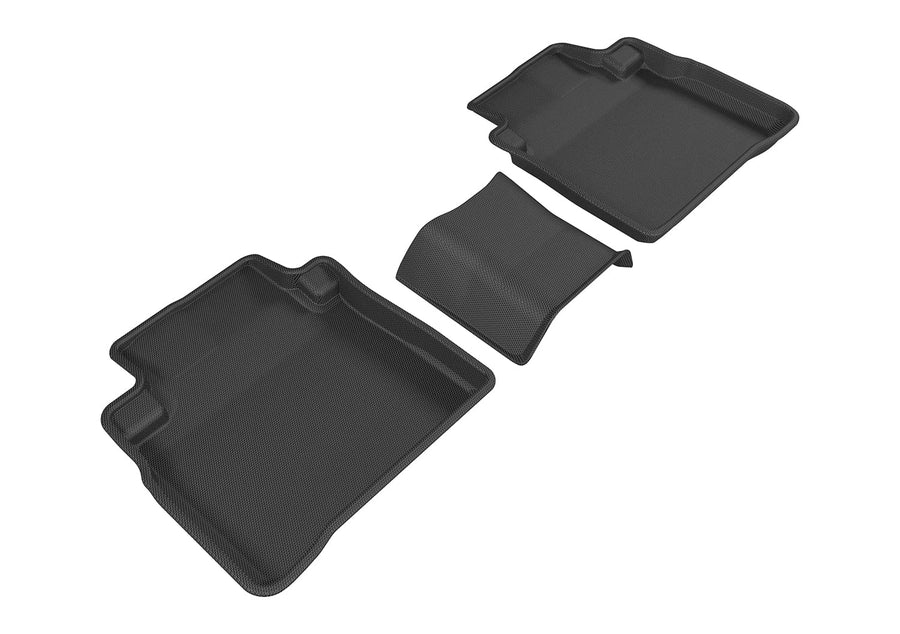 KAGU 3D MAXpider Custom Fit Floor Mat (BLACK) Compatible with NISSAN MAXIMA 2016-2023 - Second Row