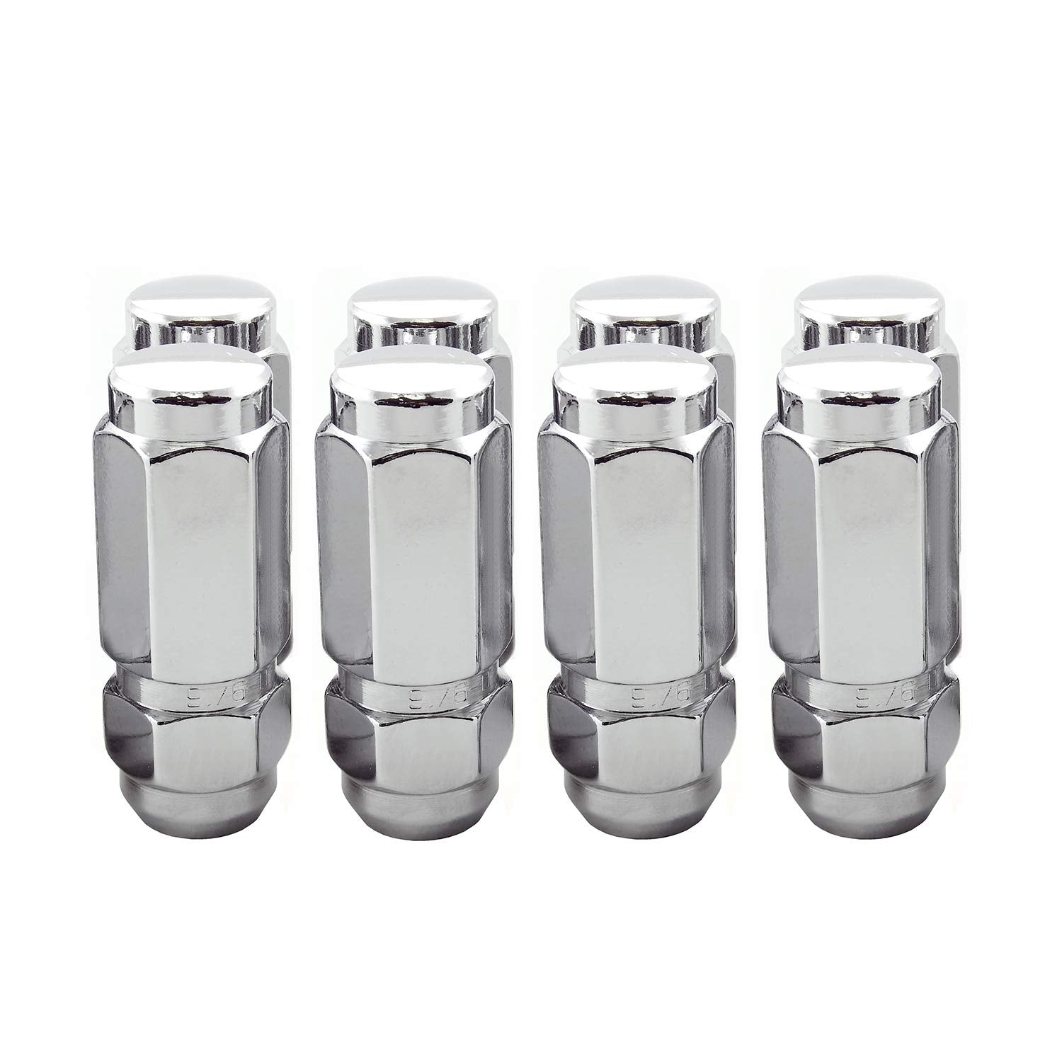 Duplex Cone Seat Style McGard 64806 Chrome Lug Nut Set (9/16" - 18 Thread Size) - Set of 8