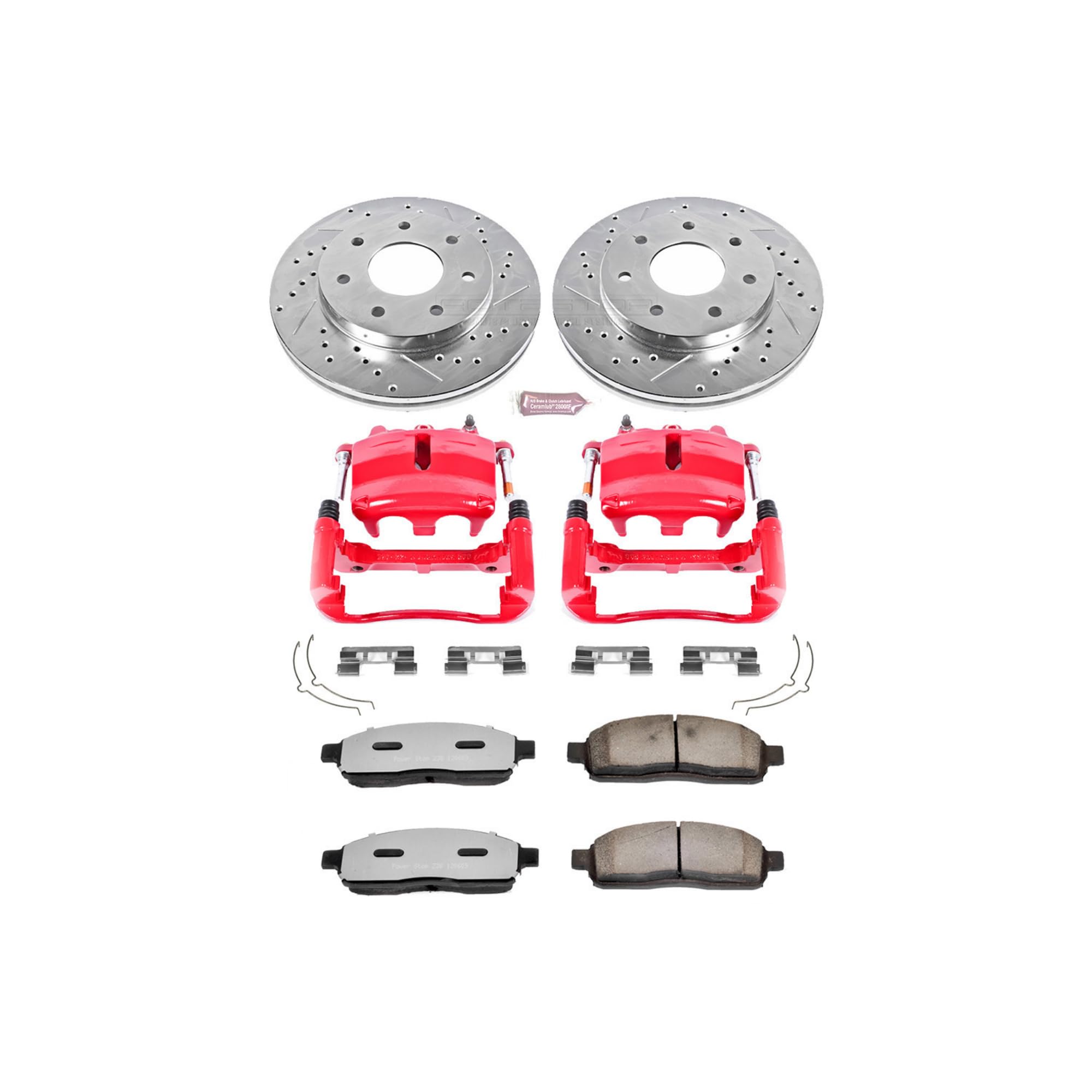 Power Stop Front KC1946-36 Z36 Truck and Tow Brake Kit with Calipers