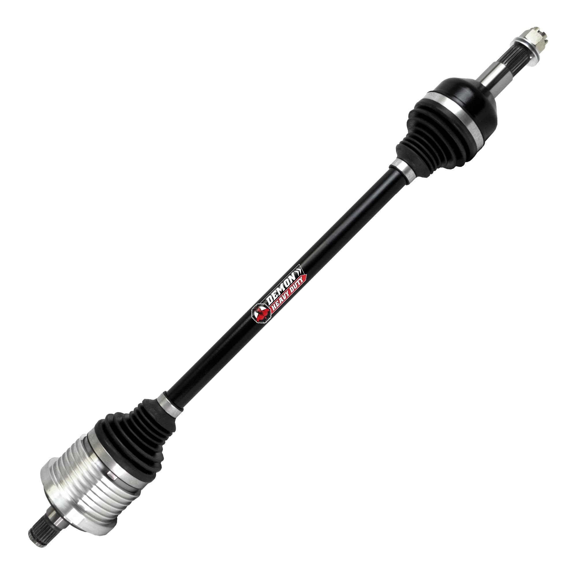 Demon Powersports Heavy Duty Rear Left/Right Axle for (2013-18) Can Am Maverick 1000/Max 1000, Dual Heat Treated High Strength, Gives Wider Angles & in Molybdenum Grease OEM: 705502356