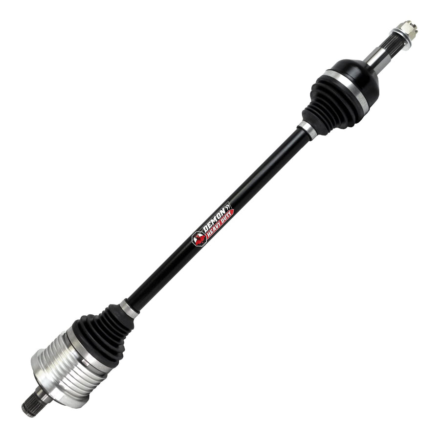Demon Powersports Heavy Duty Rear Left/Right Axle for (2013-18) Can Am Maverick 1000/Max 1000, Dual Heat Treated High Strength, Gives Wider Angles & in Molybdenum Grease OEM: 705502356