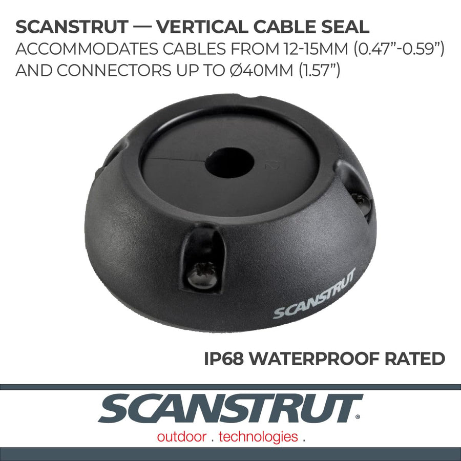 Cable Seal Scanstrut DS40-P-BLK for Connectors Up to 40mm, Cables 12-15mm - Black