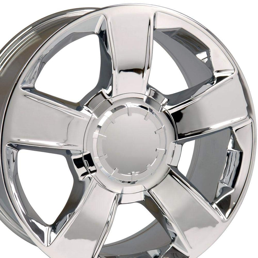 20 Inch OE Wheels CV79 Rim Fits Tahoe Style 6x139.7 20x8.5 Chrome - Hollander 5651 (1)