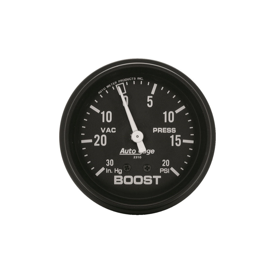 AUTO METER Autogage 2310 Boost-Vac/Pressure Gauge 2.625 in.