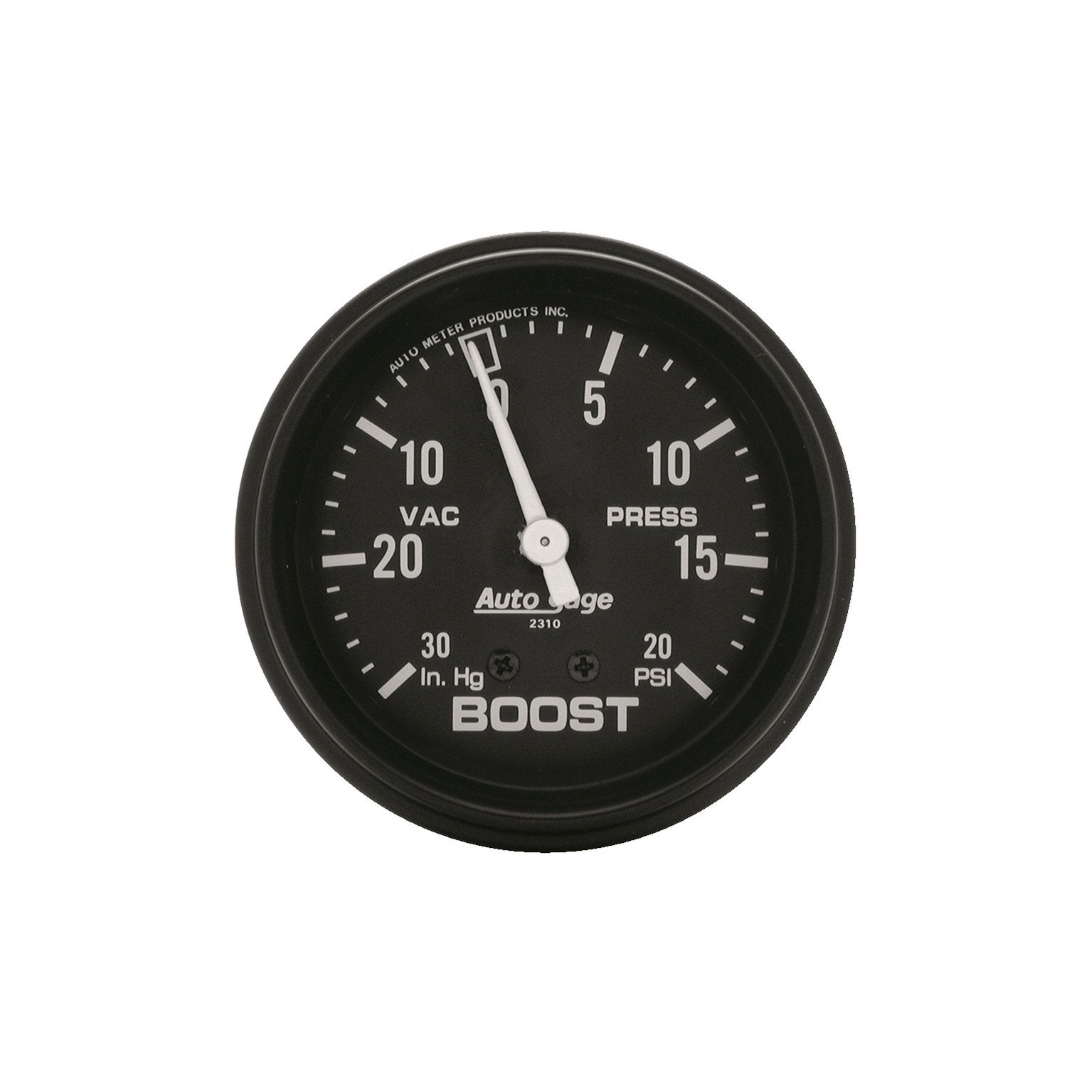 AUTO METER Autogage 2310 Boost-Vac/Pressure Gauge 2.625 in.
